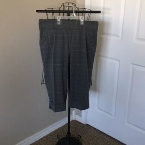 Gray Purple and Blue square dress Capri